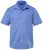 Men+ 758 Lyhythihainen Business-paita avoimella kauluksella Vaaleansininen - Kauluspaidat - Miesten isot kauluspaidat 2XL – 8XL