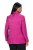 Ulla Popken 830767 Ryppyinen bleiseri Magenta - Naisten bleiserit isot koot - Bleiserit naisille plus-koossa