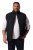 Men+ 578 Tikattu liivi pystykauluksella Tummansininen - Takit - Miesten Takit, isot koot – 2XL – 12XL