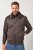 JP1880 Bomber Jacket Faux Leather Dark Brown - Takit - Miesten Takit, isot koot – 2XL – 12XL