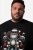 Men+ 148 T-paita bellyfit Joulupukki moottoripyörällä Musta - T-paidat - Isot T-paidat 2XL – 14XL
