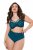 Ulla Popken 832864 String-alushousut pitsillä Petrooli - Alushousut - 