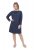 Ulla Popken 834371 Raidallinen collegemekko Tummansininen - Collegemekot - 