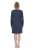 Ulla Popken 834371 Raidallinen collegemekko Tummansininen - Collegemekot - 