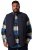 Men+ 464 Tikattu liivi resorikauluksella Tummansininen - Takit - Miesten Takit, isot koot – 2XL – 12XL