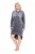 Ulla Popken 834550 Pitkähihainen mekko hupulla Antrasiitti - Collegemekot - 