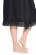 Ulla Popken 834837 Kimono-aamutakki pitsillä Musta - Aamutakit & kylpytakit - 