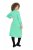 Ulla Popken 835720 A-linjainen neulemekko 3/4-hihoilla Petrooli - Neulemekot - 