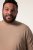 Men+ 276 Pyöreäaukkoinen T-paita Hiekka - T-paidat - Isot T-paidat 2XL – 14XL