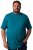 Men+ 276 Pyöreäaukkoinen T-paita Harmaansininen - T-paidat - Isot T-paidat 2XL – 14XL