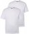 Men+ 311 T-paita bellyfit Valkoinen 2 kpl - T-paidat - Isot T-paidat 2XL – 14XL