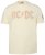 JP1880 836411 AC/DC Classic Logo T-paita Hiekanharmaa - Bändi T-paidat - Bänditbaidat isoissa koissa