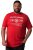 Men+ 424 T-paita Trout Trophy Chilinpunainen - T-paidat - Isot T-paidat 2XL – 14XL
