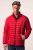 Boston Park 638 Tikattu takki bellyfit pystykauluksella Punainen - Takit - Miesten Takit, isot koot – 2XL – 12XL