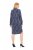 Ulla Popken 837069 Kukkakuvioinen mekko Tummansininen - Midimekot - Midimekot isoissa ko'oissa