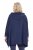 Ulla Popken 837190 Huppullinen oleskeluponcho Tummanlila - Pyjama/Loungewear - 