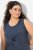 Ulla Popken 837874 Hihaton jerseymekko Tummansininen - Trikoomekot - 