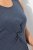 Ulla Popken 837874 Hihaton jerseymekko Tummansininen - Trikoomekot - 
