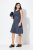 Ulla Popken 837874 Hihaton jerseymekko Tummansininen - Trikoomekot - 