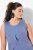 Ulla Popken 837874 Hihaton jerseymekko Sininen - Trikoomekot - 