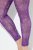 Ulla Popken 837935 Kuviolliset sukkaleggingsit Violetti - Sukkahousut & sukat - 