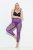 Ulla Popken 837935 Kuviolliset sukkaleggingsit Violetti - Sukkahousut & sukat - 