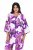 Ulla Popken 838105 Avoin solmittava neuletakki Violetti - Neuletakit - Neuletakit isoissa koissa
