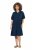 Ulla Popken 838567 Lyhythihainen mekko Monivärinen - Midimekot - Midimekot isoissa ko'oissa