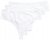 Ulla Popken 838637 String-alushousut 3 kpl Valkoinen - Alushousut - 