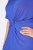 Ulla Popken 838765 Lyhythihainen jerseymekko V-aukolla Harmaansininen - Midimekot - Midimekot isoissa ko'oissa
