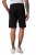 JP1880 Bermuda Sweatshorts Stomach Fit Black - Collegehousut ja collegeshortsit - Miesten Isot collegehousut ja collegeshortsit