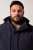 Men+ 215 Sadetakki hupulla Tummansininen - Takit - Miesten Takit, isot koot – 2XL – 12XL