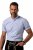 JP1880 Shirt Traditional Short Sleeve Checked Light Blue - Kauluspaidat - Miesten isot kauluspaidat 2XL – 8XL