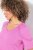 Ulla Popken 840115 Lyhythihainen jerseymekko Roosa - Trikoomekot - 