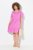 Ulla Popken 840115 Lyhythihainen jerseymekko Roosa - Trikoomekot - 