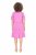 Ulla Popken 840115 Lyhythihainen jerseymekko Roosa - Trikoomekot - 