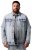 Men+ 394 Farkkutakki rintataskuilla Vaaleansininen - Takit - Miesten Takit, isot koot – 2XL – 12XL