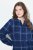 Ulla Popken 840929 Ruudullinen mekko Tummansininen - Midimekot - Midimekot isoissa ko'oissa