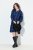 Ulla Popken 840929 Ruudullinen mekko Tummansininen - Midimekot - Midimekot isoissa ko'oissa