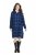 Ulla Popken 840929 Ruudullinen mekko Tummansininen - Midimekot - Midimekot isoissa ko'oissa