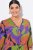 Ulla Popken 841034 Kuviollinen mekko 3/4-hihoilla Tummansininen - Maksimekot - Isojen kokojen maksimekot