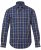 JP1880 Checked Shirt Long Sleeve Kent Collar Anthracite - Kauluspaidat - Miesten isot kauluspaidat 2XL – 8XL