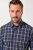 JP1880 Checked Shirt Long Sleeve Kent Collar Anthracite - Kauluspaidat - Miesten isot kauluspaidat 2XL – 8XL