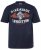 JP1880 T-Shirt Short Sleeve Chest Print Navy - T-paidat - Isot T-paidat 2XL – 14XL