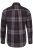 JP1880 Shirt Flannel Long Sleeve Dark Brown - Kauluspaidat - Miesten isot kauluspaidat 2XL – 8XL