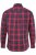 JP1880 Checked Shirt Long Sleeve Red - Kauluspaidat - Miesten isot kauluspaidat 2XL – 8XL
