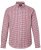 JP1880 Checked Flannel Shirt Long Sleeve Light Red - Kauluspaidat - Miesten isot kauluspaidat 2XL – 8XL