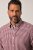 JP1880 Checked Flannel Shirt Long Sleeve Light Red - Kauluspaidat - Miesten isot kauluspaidat 2XL – 8XL