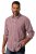 JP1880 Checked Flannel Shirt Long Sleeve Light Red - Kauluspaidat - Miesten isot kauluspaidat 2XL – 8XL