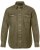 JP1880 Denim Shirt Long Sleeve Olive Green - Kauluspaidat - Miesten isot kauluspaidat 2XL – 8XL